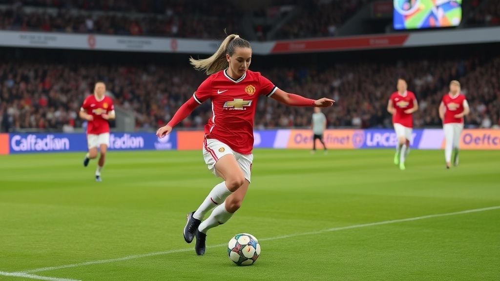 曼联女足欧冠首秀告捷，队长玛雅·勒蒂西耶点球破门