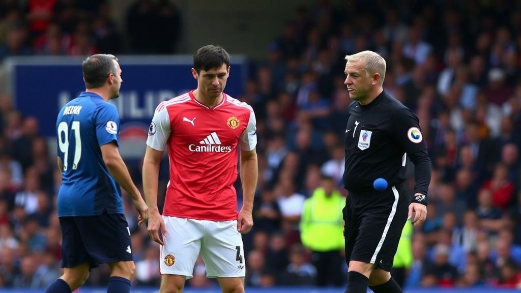 曼联双中卫禁赛危机！卡里克炮轰裁判判罚